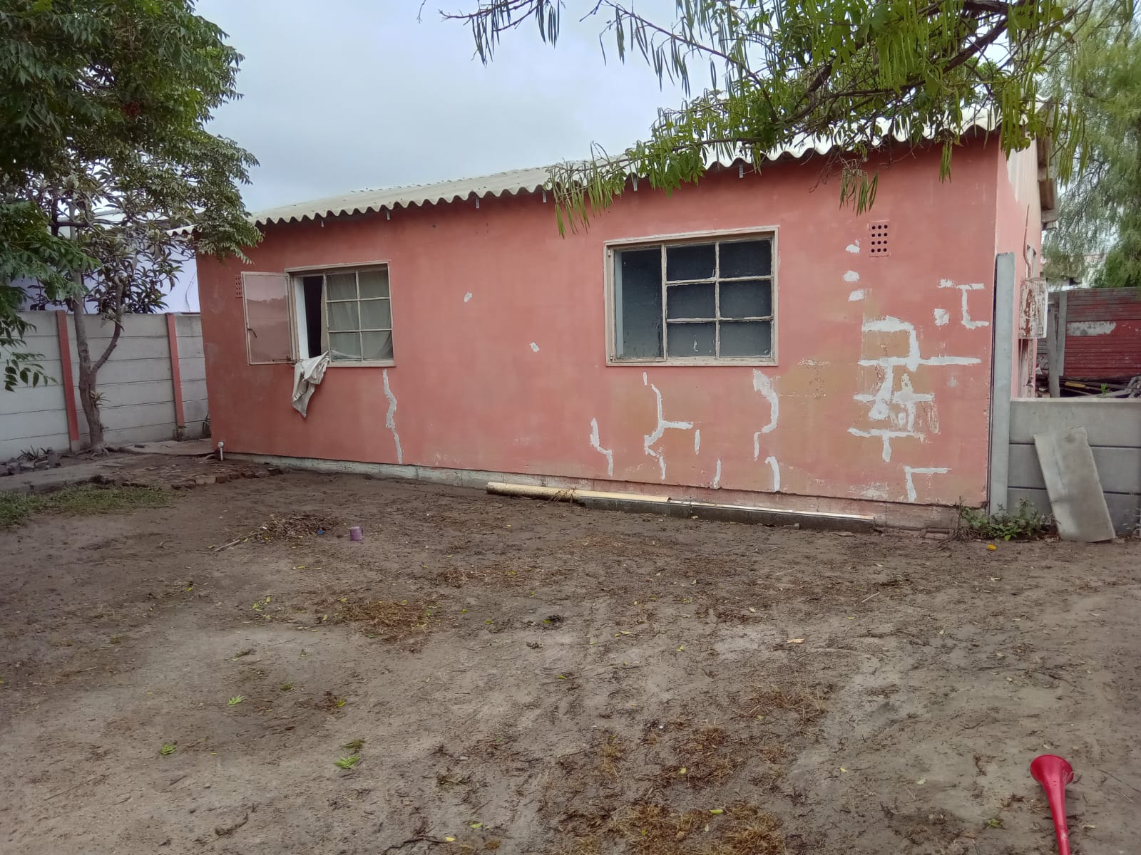 House exterior before painting & prep